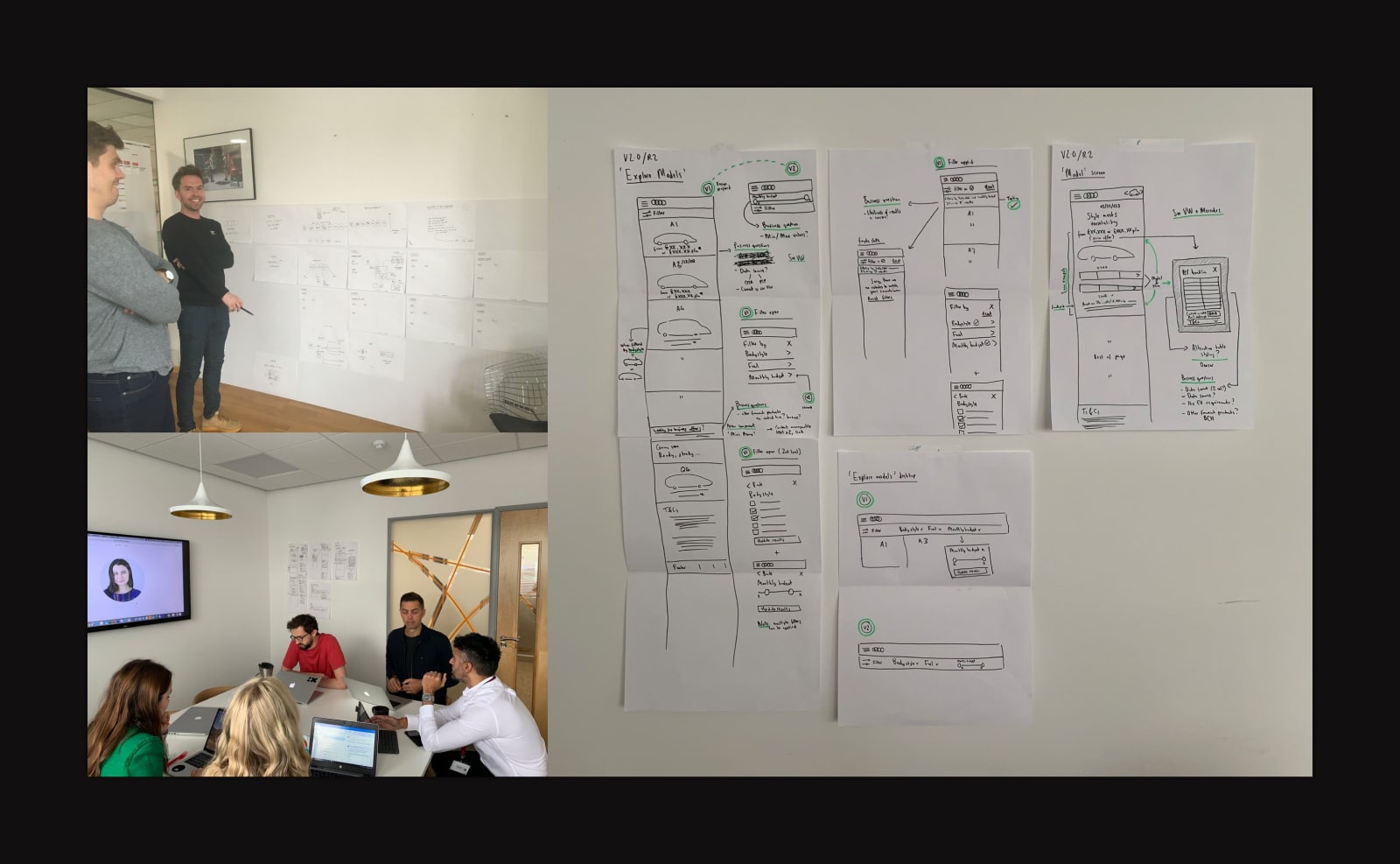 Audi UK early stage sketches and collaboration