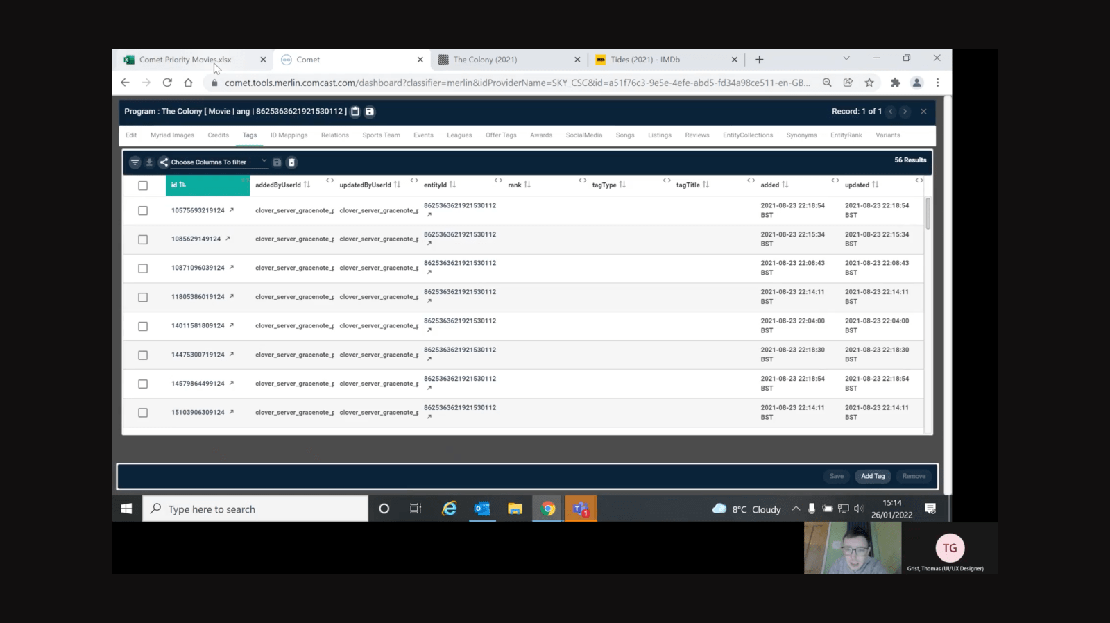 Sky & Comcast remote user shadowing sessions setup and methodology